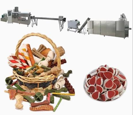 Lärmarme Produktion der Nahrung- für Haustieremaschinen-Kaugummi-Hundeimbiss-hohen Geschwindigkeit