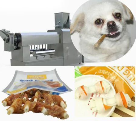 Lärmarme Produktion der Nahrung- für Haustieremaschinen-Kaugummi-Hundeimbiss-hohen Geschwindigkeit