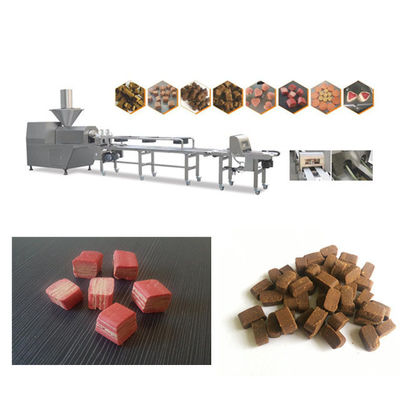 Weiche Zahnpflege-kalte Extruder-Haustier-Lebensmittelverarbeitungs-Linie mit Touch Screen