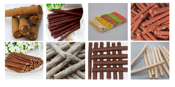 Hund- Munchy-Fleisch-Streifen-Maschine mit Selbst-Tray Loader