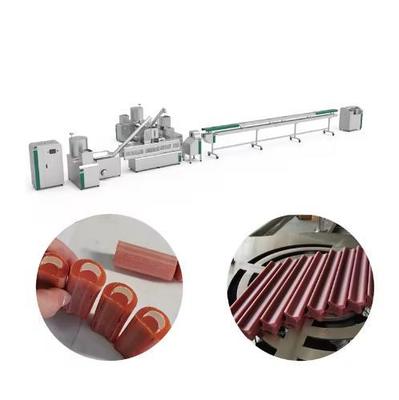 CER genehmigte Haustier-Lebensmittelverarbeitungslinie der Farb-munschy Kauenstockungegerbten schlachthaut