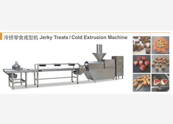 Kalte verdrängte Hundestoßartige Imbiss-Festlichkeits-Maschine mit der Kapazität von 200-300kg pro Stunde Nahrung- für Haustieremaschine