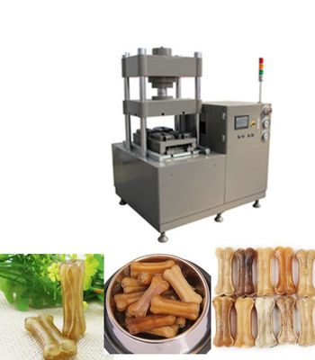 Hohe Produktivitäts-Automatisierungs-Hundefutter-Maschine für das Drücken der ungegerbten Schlachthaut/des Knochens