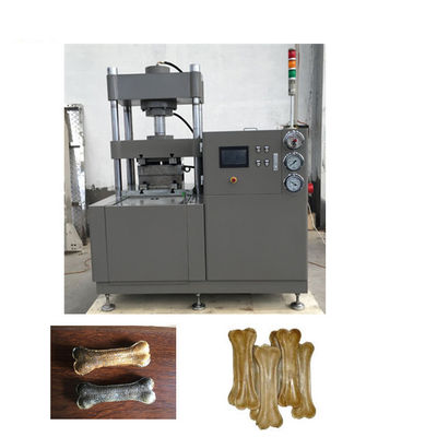 Hochfestes hydraulisches Haustier-Lebensmittelproduktions-Fließband ungegerbte Schlachthaut/Knochen, der auf Hund drängt