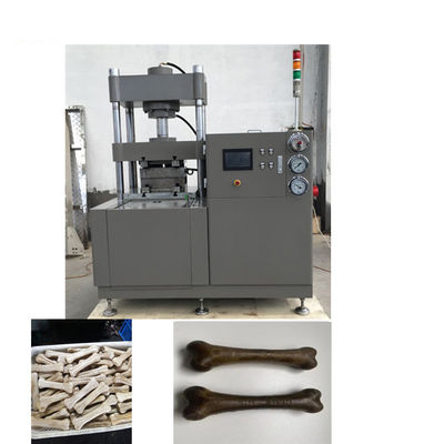 Hochfestes hydraulisches Haustier-Lebensmittelproduktions-Fließband ungegerbte Schlachthaut/Knochen, der auf Hund drängt