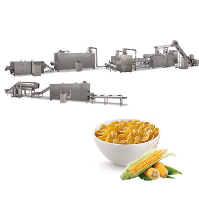 165kw 300kg/hr Corn Flakes die Getreide, die Maschine herstellen