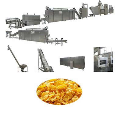 Getreide-Corn Flakes, die Maschinen-Imbiss-Produktlinie-Siemens PLC-Touch Screen herstellen