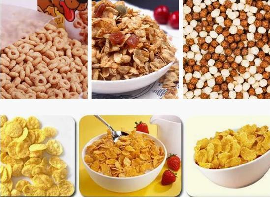 Hauch-Imbisse/Corn Flakes/Mais blättern ab, Maschine, Corn- Flakesmaschinerie herstellend