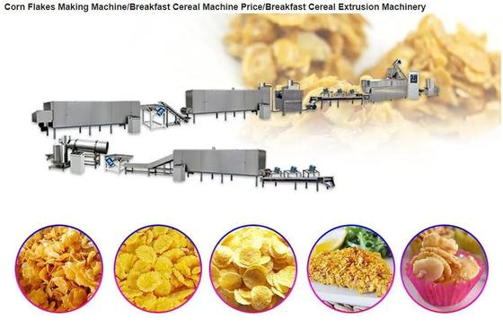Automatische Corn Flakes Produktlinie, Getreide-Frühstücks-Ausgangspopcorn-Maschine