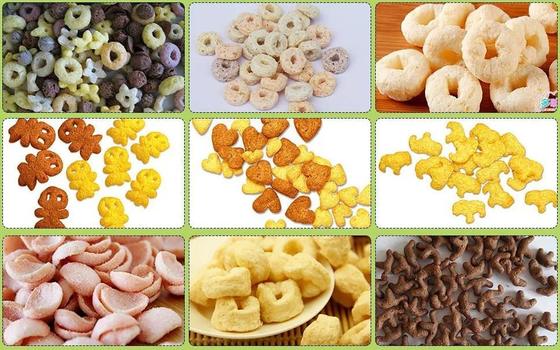 Frühstückskost- aus Getreideund Corn- Flakesfertigungsstraße/Hauchimbiß Extrudermaschine