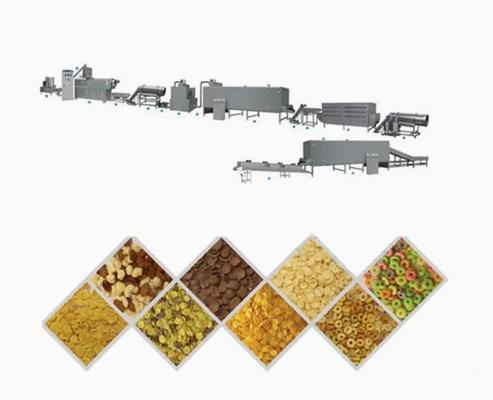Hohe Kapazität Corn- Flakesproduktlinie mit zwei Schraubenzieher
