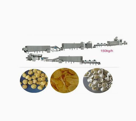 300 - 350 kg/h Cornflakes-Verarbeitungslinie, Puff-Snack-Extruder