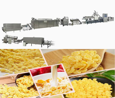 Edelstahl-Imbiss-Extruder-Fertigungsstraße für Getreide/Corn Flakes
