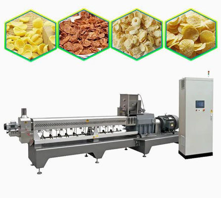Corn- Flakesfrühstücks-Imbiss-Fertigungsstraße ausgerüstet mit Verpackungsmaschine