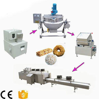 Geknallter Reis-Kuchen, der Maschine/luftstoßende Maschine des Getreides für Hirse, Weizen herstellt