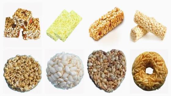 Geknallter Reis-Kuchen, der Maschine/luftstoßende Maschine des Getreides für Hirse, Weizen herstellt