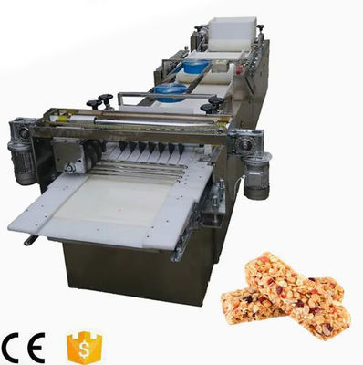 MK-75 Erdnuss-Krokant / Erdnuss-Crunch-Riegel / Sesam-Karamell-Riegel Herstellungsmaschine Schneidlinie mit Touchscreen