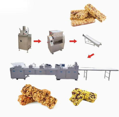 Kontinuierliche und automatische Nüsse, Blueberry Granola Bar Machine Siemens PLC Steuerung