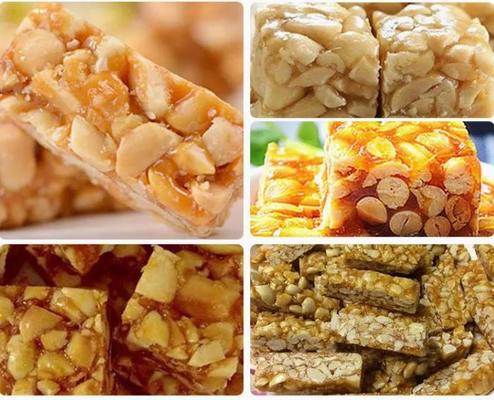 Rechteckige Sesam-/Müsliriegel-Herstellungsmaschine für Mais, Besenhirse, Buchweizen