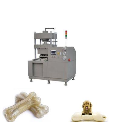 Hochgeschwindigkeitshundeknochen, der Maschinen-ungegerbte Schlachthaut das Zahnpflege-Imbiss-Drücken macht