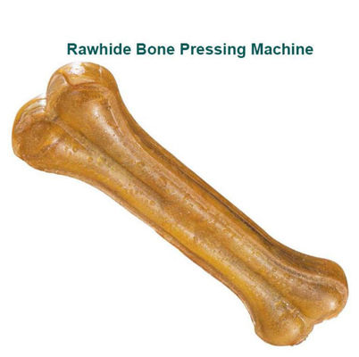 Hochgeschwindigkeitshundeknochen, der Maschinen-ungegerbte Schlachthaut das Zahnpflege-Imbiss-Drücken macht
