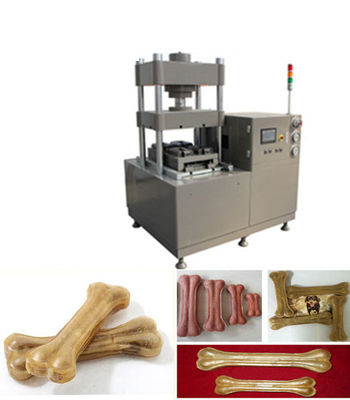 Verschiedene Formen Hundeknochen-Herstellungsmaschine 9KW Maschine für verschiedene Haut-Rohhaut-Tierleckerlis