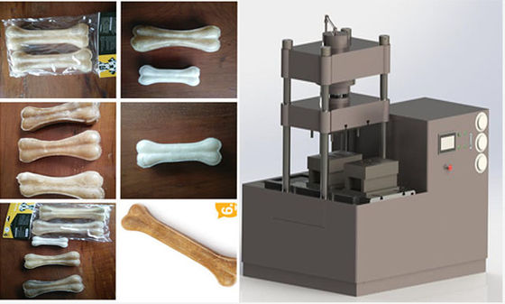 Imbisse Produktionsmaschine, Hundefutterherstellermaschine der ungegerbten Schlachthaut Hunde