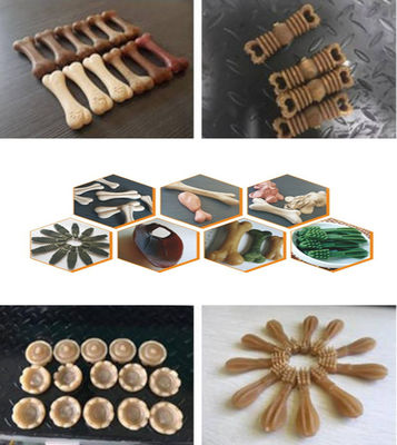 Automatisches Hundeimbiss-Spritzen-Nahrung- für Haustiereextruder-Maschinen-Haustier kaut Maschine