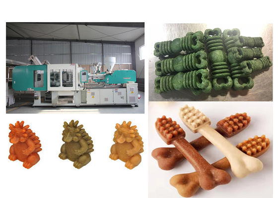 Kundengebundene Spritzen-Haustierimbiss-Extrudermaschine, Hundefutterextruderausrüstung