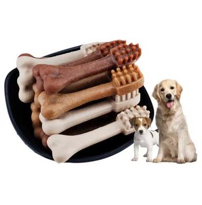 Der zahnmedizinische Hund, der den Knochen herstellt Maschine/kaut, formte die Haustier-Imbisse, die Maschine herstellen