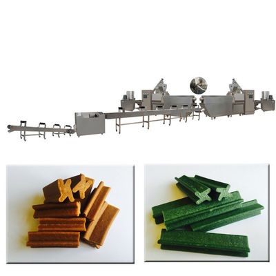 Streicheln Sie die Kaugummimaschine/-hund, die Imbiss-Haustier-Lebensmittelproduktions-Fließband kauen