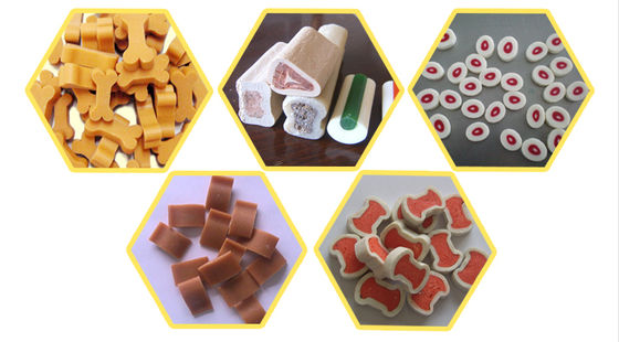 Einzelne Schrauben-Selbsthaustier behandelt die Hundekauen-Nahrung, die Geräte herstellt