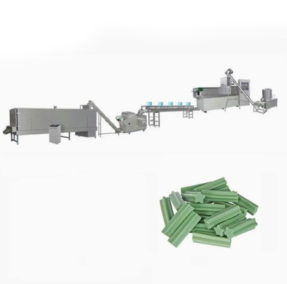 Streicheln Sie weiche Festlichkeits-Hundefutter-Extruder-Produktlinie mit einzelner Schraube