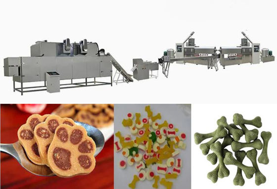 CER ISO9001 bestätigte das Hundefutter, welches die Maschine herstellt, die Haustierlebensmittelverarbeitungslinie kaut
