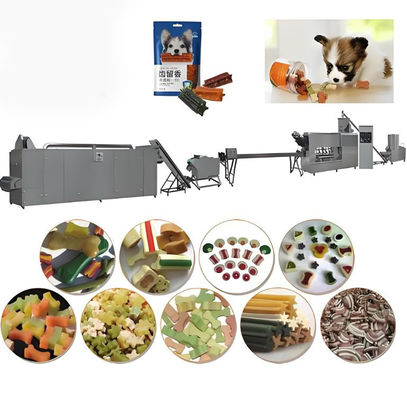 Automatische Twist-Leckerlis für die Zahnpflege von Haustieren, Hunde-Futterherstellungsanlage 145 kW