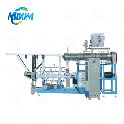 Industry 500 Kg/h Pet Snacks Food Machine Production Line Twin Screw Dog Food Kibble Fish Feed Making Extruder