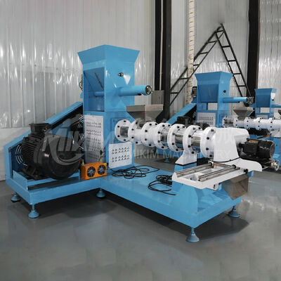 Industry 500 Kg/h Pet Snacks Food Machine Production Line Twin Screw Dog Food Kibble Fish Feed Making Extruder
