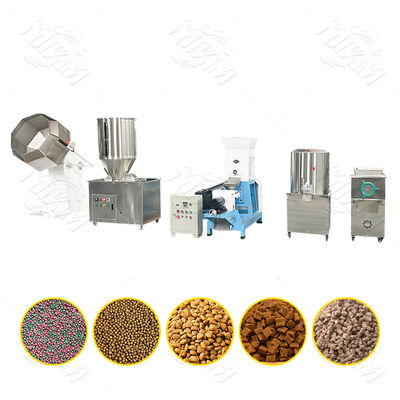 Industrie 500 kg/h Hundefutter Snacks Nahrungsmittelmaschine Produktionslinie Zwillingschraube Hundefutter Kibe Fischfutter Herstellung Extruder