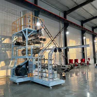 CE Fabrikverkauf Nasse Trockene Art Schwimmende Fischfuttermühle/Garnelen Nahrungsmittelpellets Doppelschraube Einzelschraube Extrudermaschine