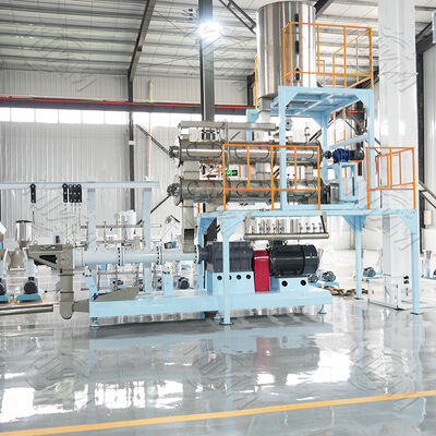 Kontinuierlicher & automatischer Tierfutterextruder mit 380V/50Hz Stromversorgung und 70-110 mm Schneckendurchmesser für schwimmendes Fischfutter