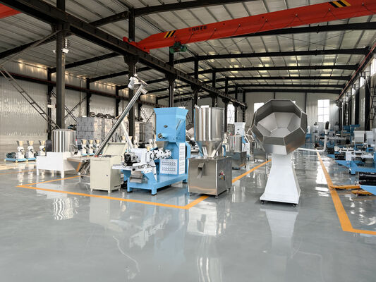 Factory Price China Famous Pet Factory Animal Dog Cat Catfish Shrimp Tilapia Feed Pellet Extruder Floating Fish Food Machine
