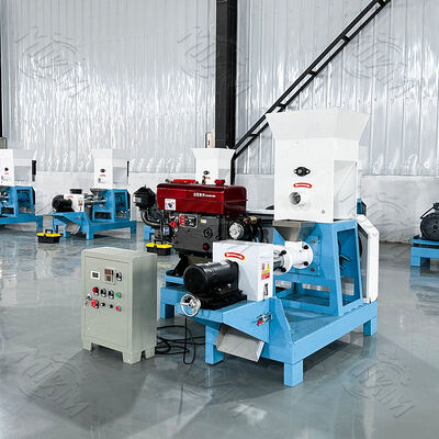 Automatische 200kg/h Float Geflügelfutter Extruder Palette machen Fisch Hundefuttermaschine Schraube und Fass für Fische