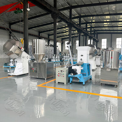 Fish Feed Production Line | Floating Fish Feed Pellet Making Machine | Small Sinking Shrimp Feed Extruder Machine