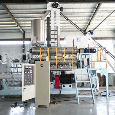 3-5ton/h Automatic Floating Sinking Fish Feed Production Line Twin screw Dog Food Extruder  floating fish feed pellet extruder machine