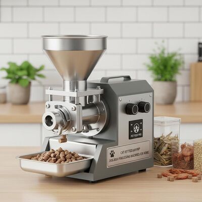 Katzenfutter schwimmende Fischgarnelenfutter-Pellet-Extruder-Maschine Hundefutter-Verarbeitungsmaschinen für Zuhause