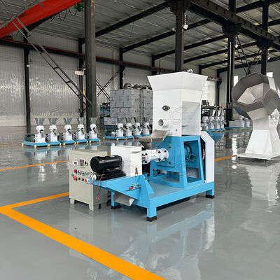 Floating Fish Feed Food Processing Extruder Fish Food Pellet Making Machine Production Line
