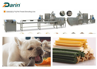 Einzelnes Farbfestlichkeits-Kaugummi-Hundefutter-Hersteller-Maschinen-Haustier behandelt Ausrüstung
