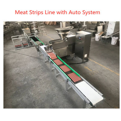 Art Nahrung- für Haustiereherstellungs-Ausrüstung, Fleisch-Streifen-Produktlinie Stanless-Stahls 304