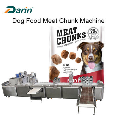 Edelstahl-Hundefestlichkeits-Maschine für Rindfleisch-Körnchen-Fleisch würfelt die Formung