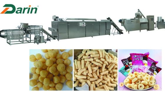 Luftgestoßene Mais-Zwiebel-Ring-Hauch-Imbiss-Maschine, Snack-Food-Extruder-Maschine